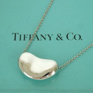 Authentic TIFFANY&CO. Silver925 Bean Necklace [Used]